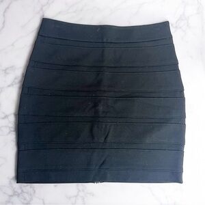PAIGE Bandage Double Zip Mini Skirt